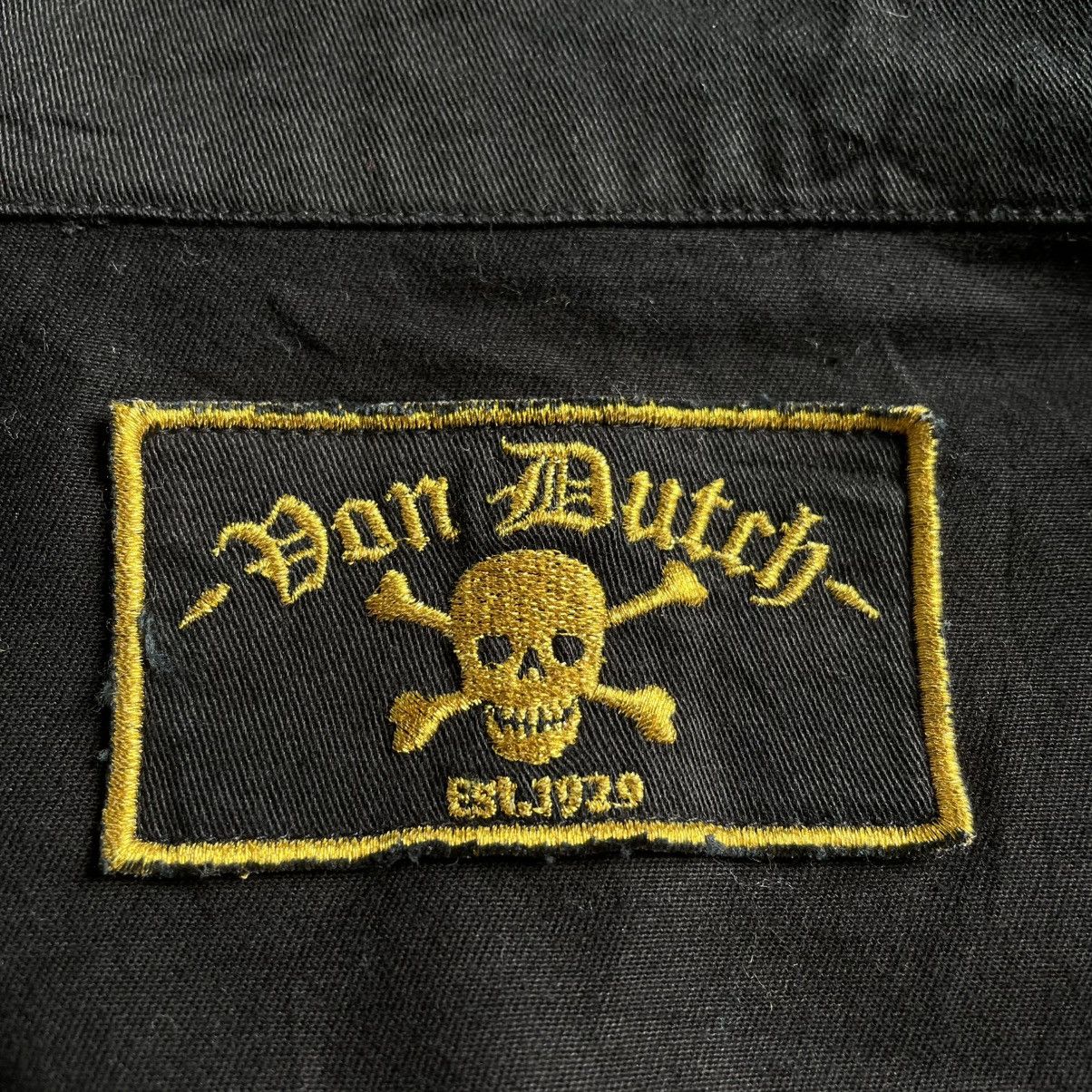 Von Dutch VINTAGE VON DUTCH COTTON + LEATHER JACKET Size M / US 6-8 / IT 42-44 - 14 Thumbnail