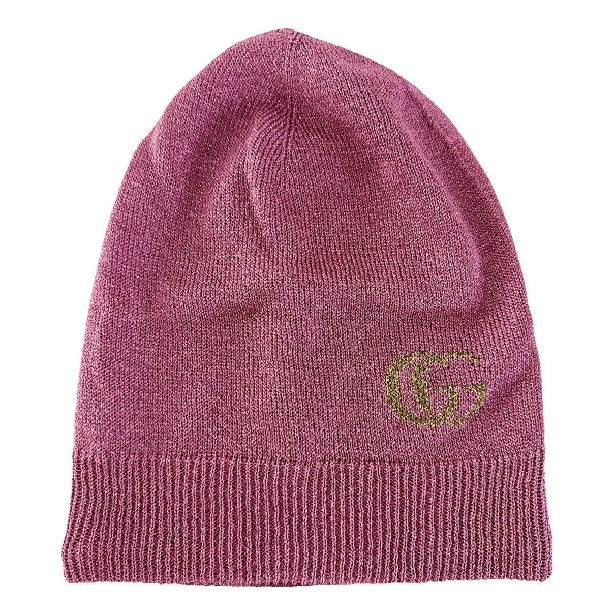 pink cashmere gucci hat