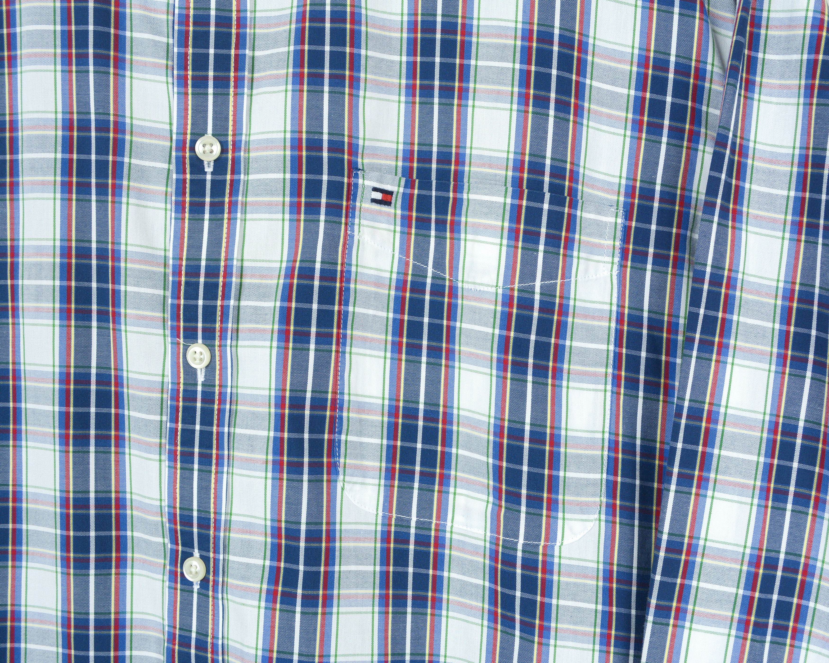 Tommy Hilfiger TOMMY HILFIGER XL Casual Shirt Check Plaid Long Sleeved Size US XL / EU 56 / 4 - 4 Thumbnail