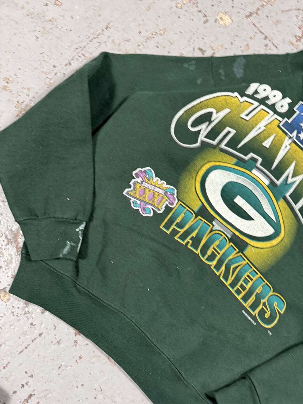 NFL Vintage 1996 Green Bay Packers Pro Player Crewneck Size US M / EU 48-50 / 2 - 3 Thumbnail