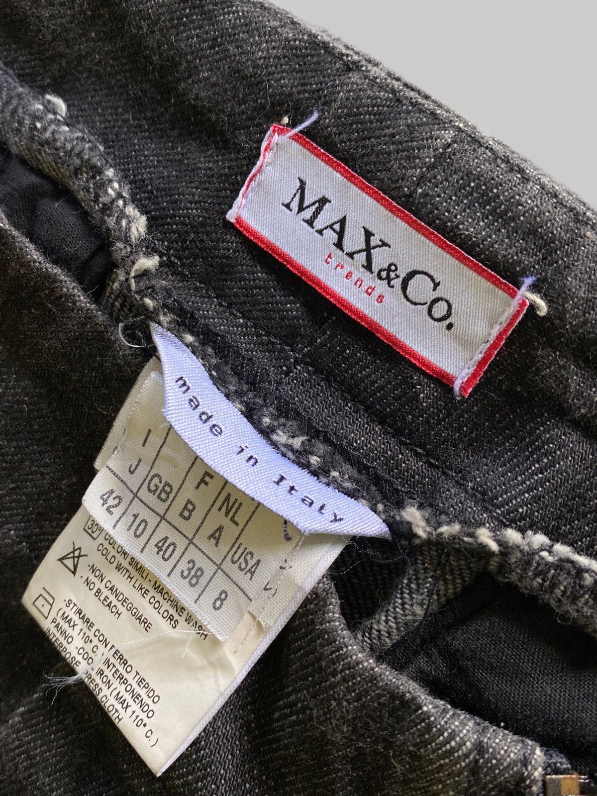 MAX&Co. Rare Design Vintage Max & Co. Long Zipper Jeans Size 28" / US 6 / IT 42 - 3 Thumbnail