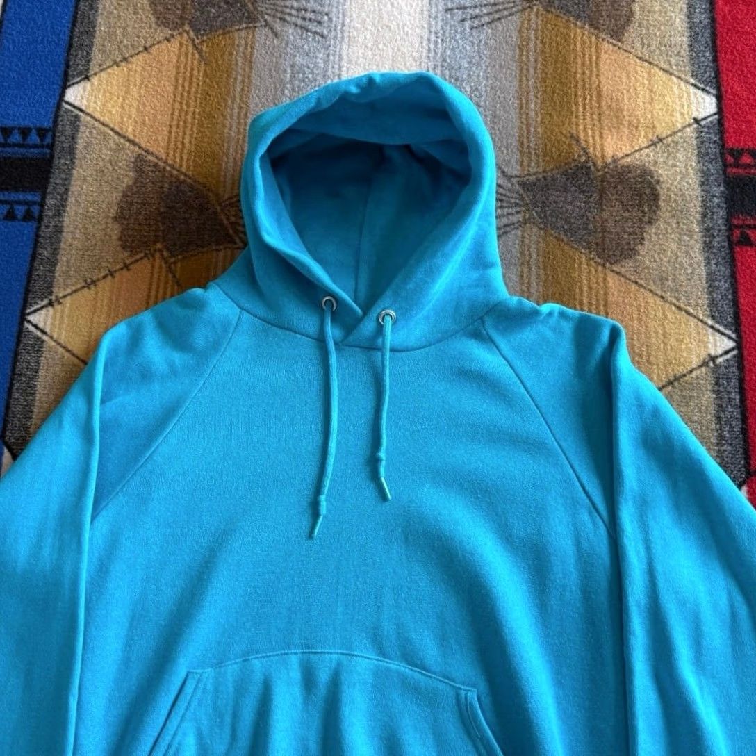 Altea VINTAGE Teal Blue Hoodie Sweatshirt Small 80s Mens Size US S / EU 44-46 / 1 - 2 Thumbnail