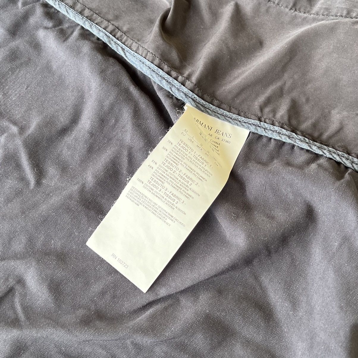 Giorgio Armani Armani Jeans Vintage Nylon Multi Pocket Jacket Size US L / EU 52-54 / 3 - 8 Thumbnail