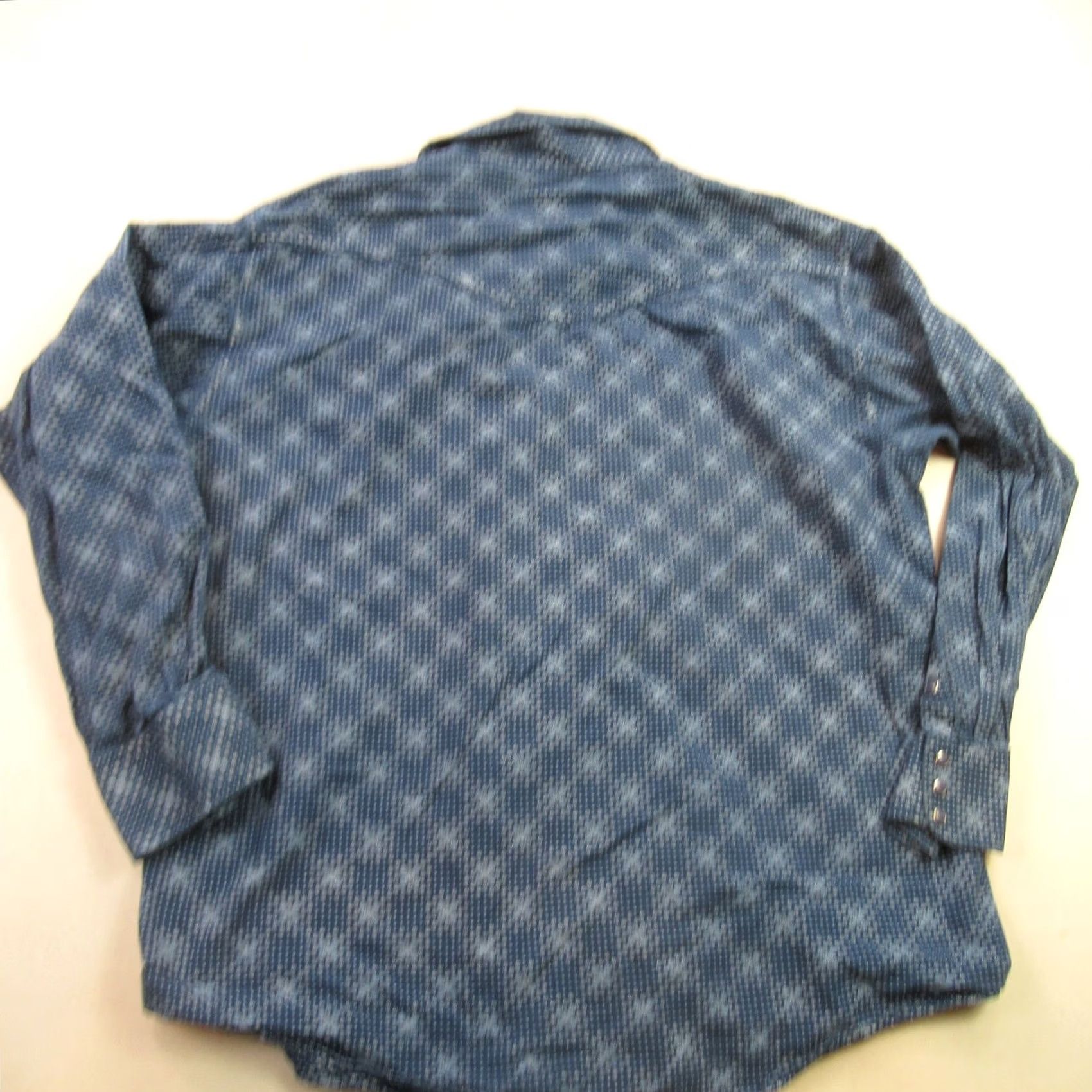 Ariat Ariat Shirt Mens 2XL Long Sleeve Snap Front Pockets Western Casual Lightweight Blue Cotton Button-Up Shirt Mens Regular Size US XXL / EU 58 / 5 - 5 Thumbnail