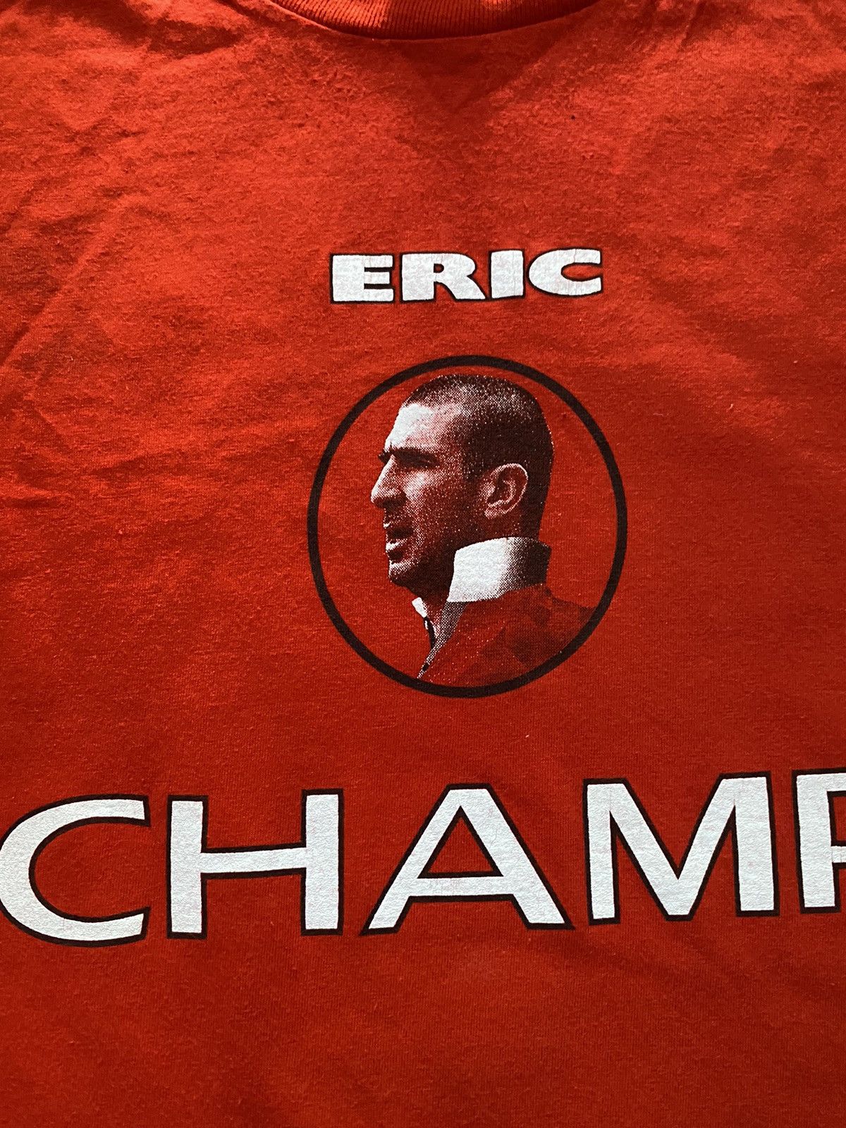 Vintage Vintage Eric Cantona Champ 90s T-shirt Size US XL / EU 56 / 4 - 4 Thumbnail