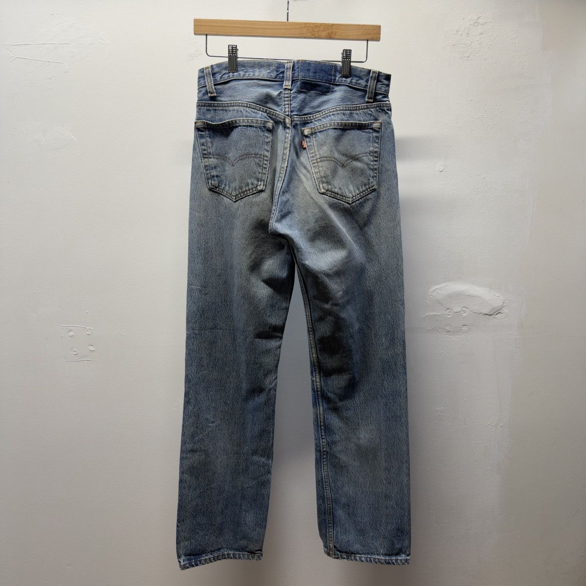 Levi's 2000s Levi's 501 Faded Distressed Jeans ERD Grunge Chrome Size US 30 / EU 46 - 2 Thumbnail
