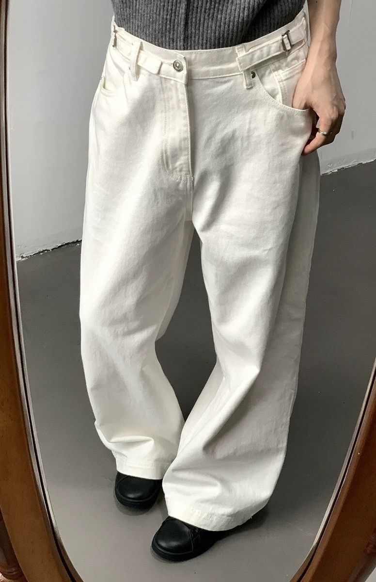 Japanese Brand × Vintage Cleanfit retro buckle loose fit jeans pants Size US 32 / EU 48 - 3 Thumbnail
