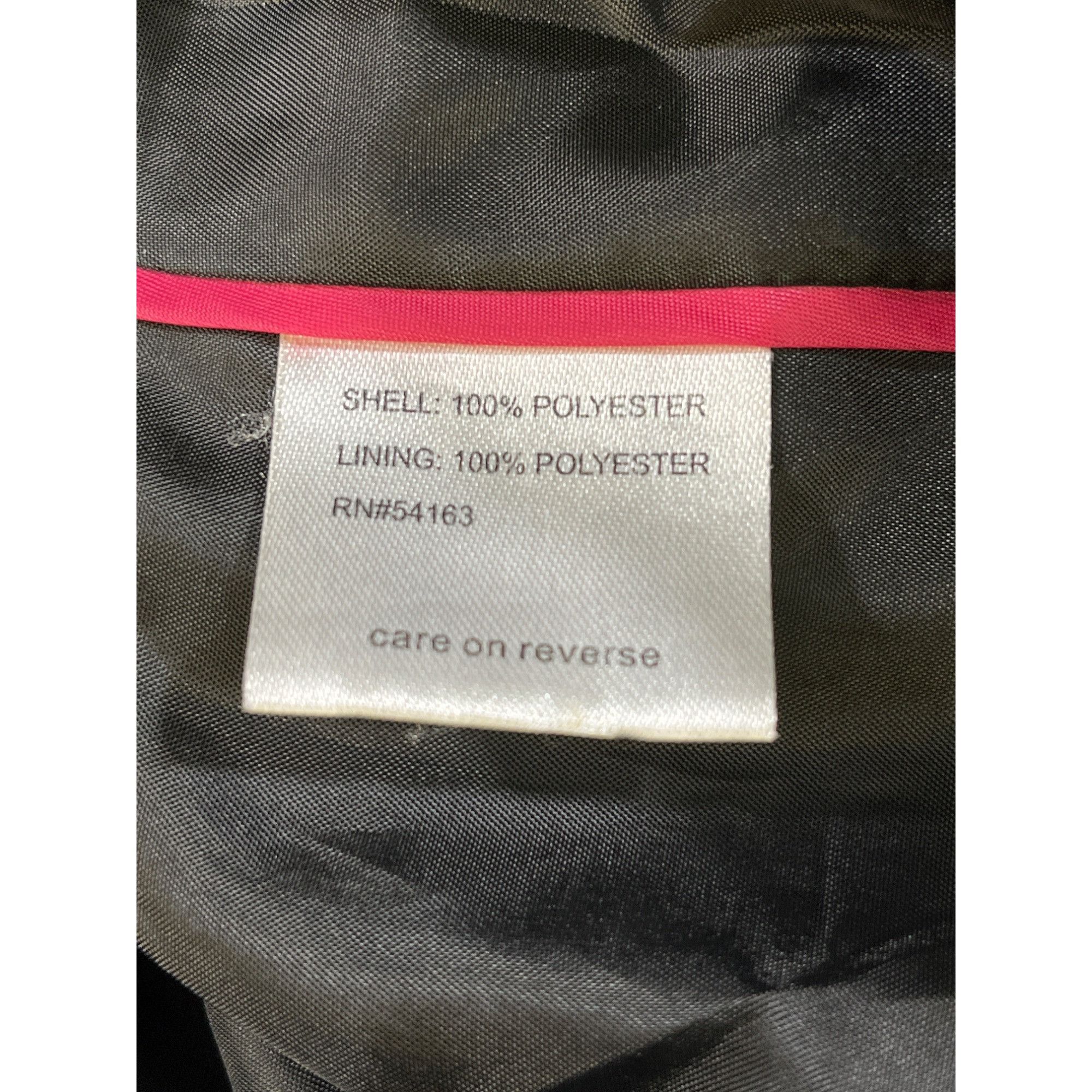Calvin Klein Calvin Klein Womens Black Trench Coat Size XL SKU 6701 Size XL / US 12-14 / IT 48-50 - 6 Thumbnail