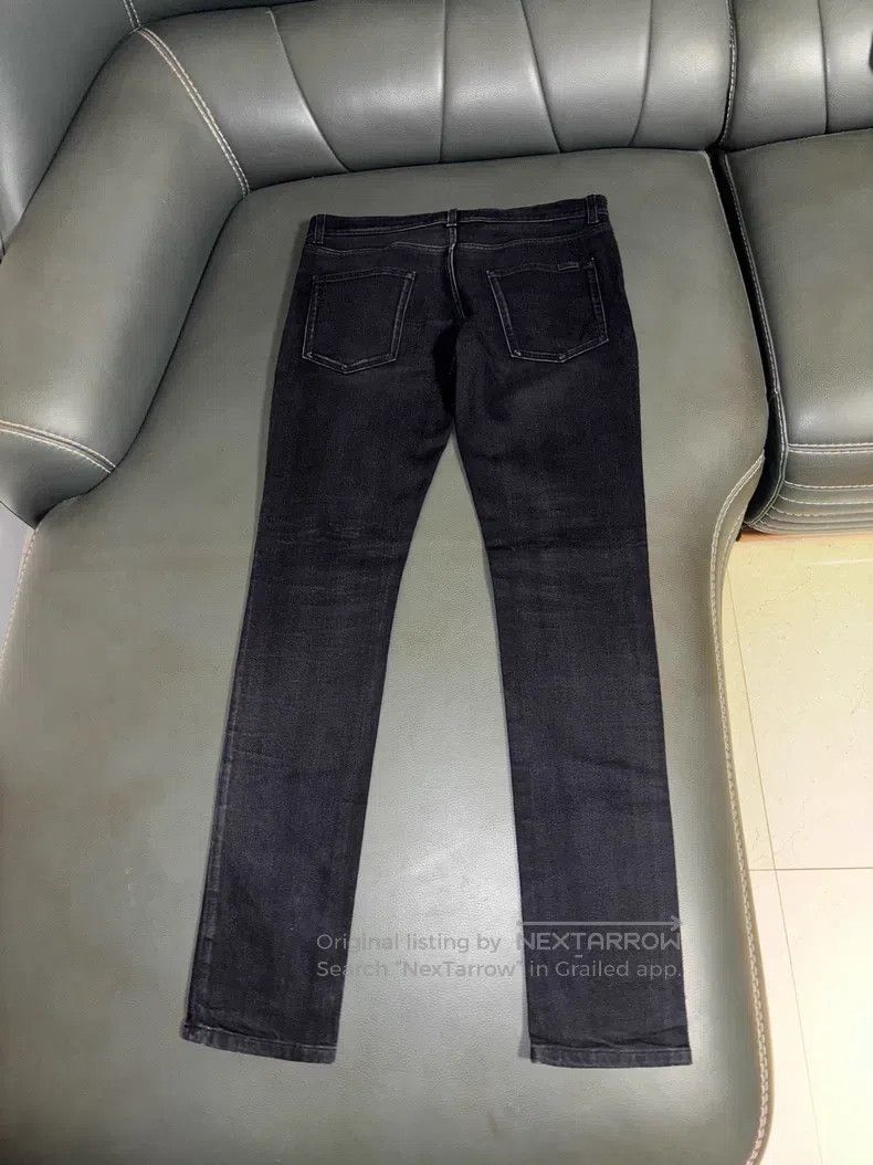 Other Saint Laurent Paris Retro Black and Grey Faded Basic Denim Size US 32 / EU 48 - 2 Thumbnail