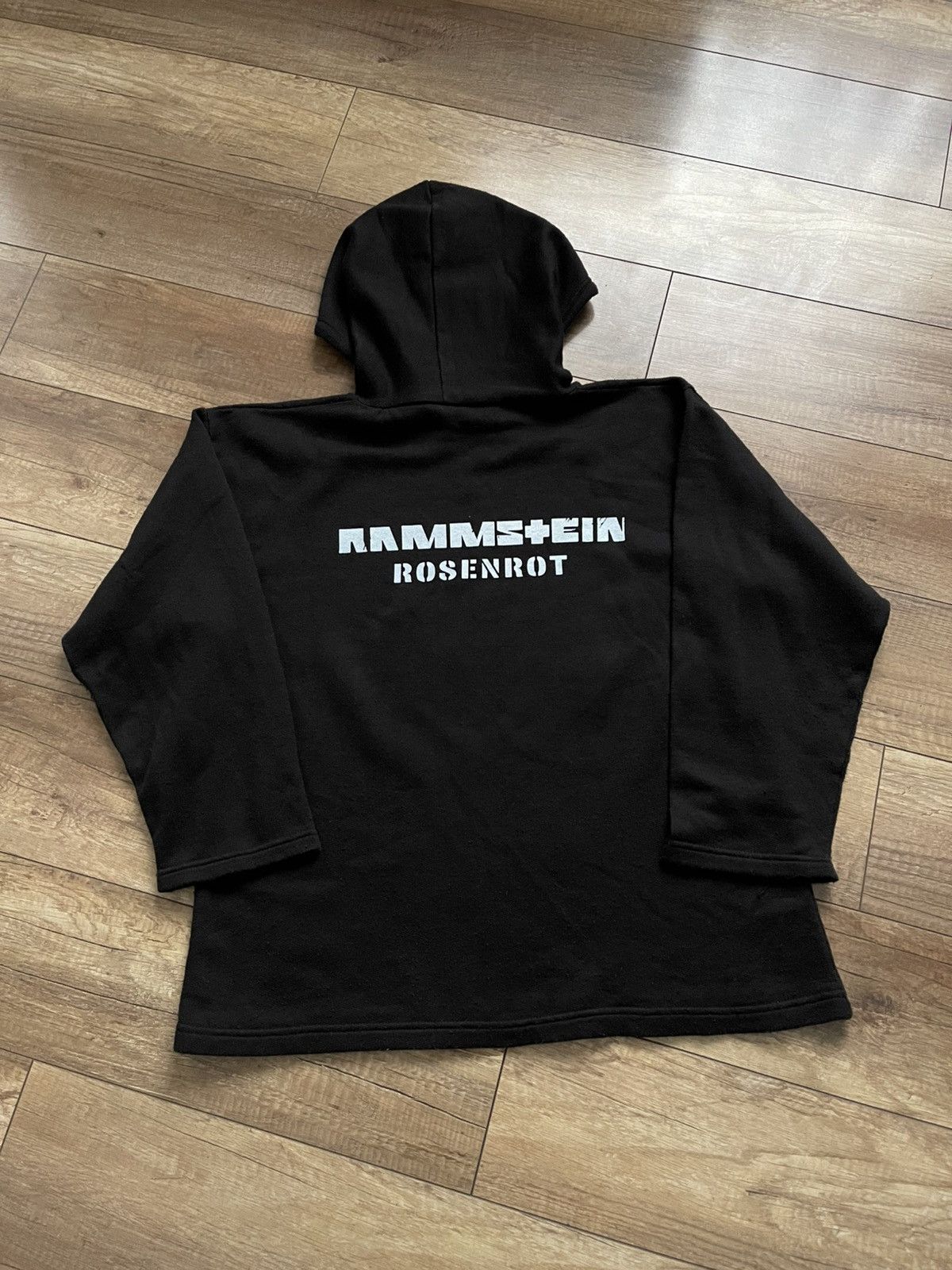 Band Tees 2005 Rammstein Rosenrot Vintage Hoodie Pullover Rock Band Size US M / EU 48-50 / 2 - 7 Thumbnail