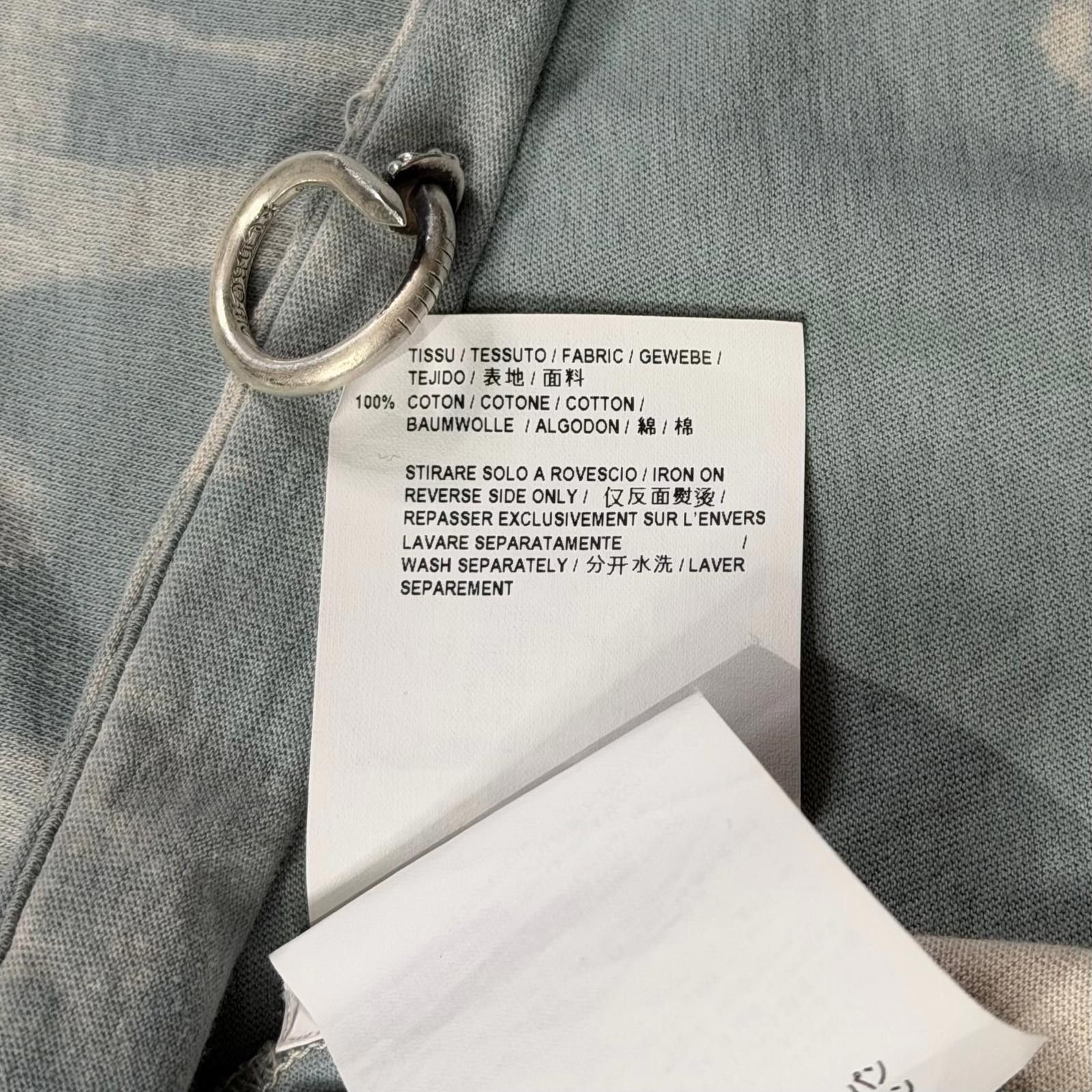 Saint Laurent Paris Saint Laurent Bleached Tee Size US M / EU 48-50 / 2 - 8 Thumbnail