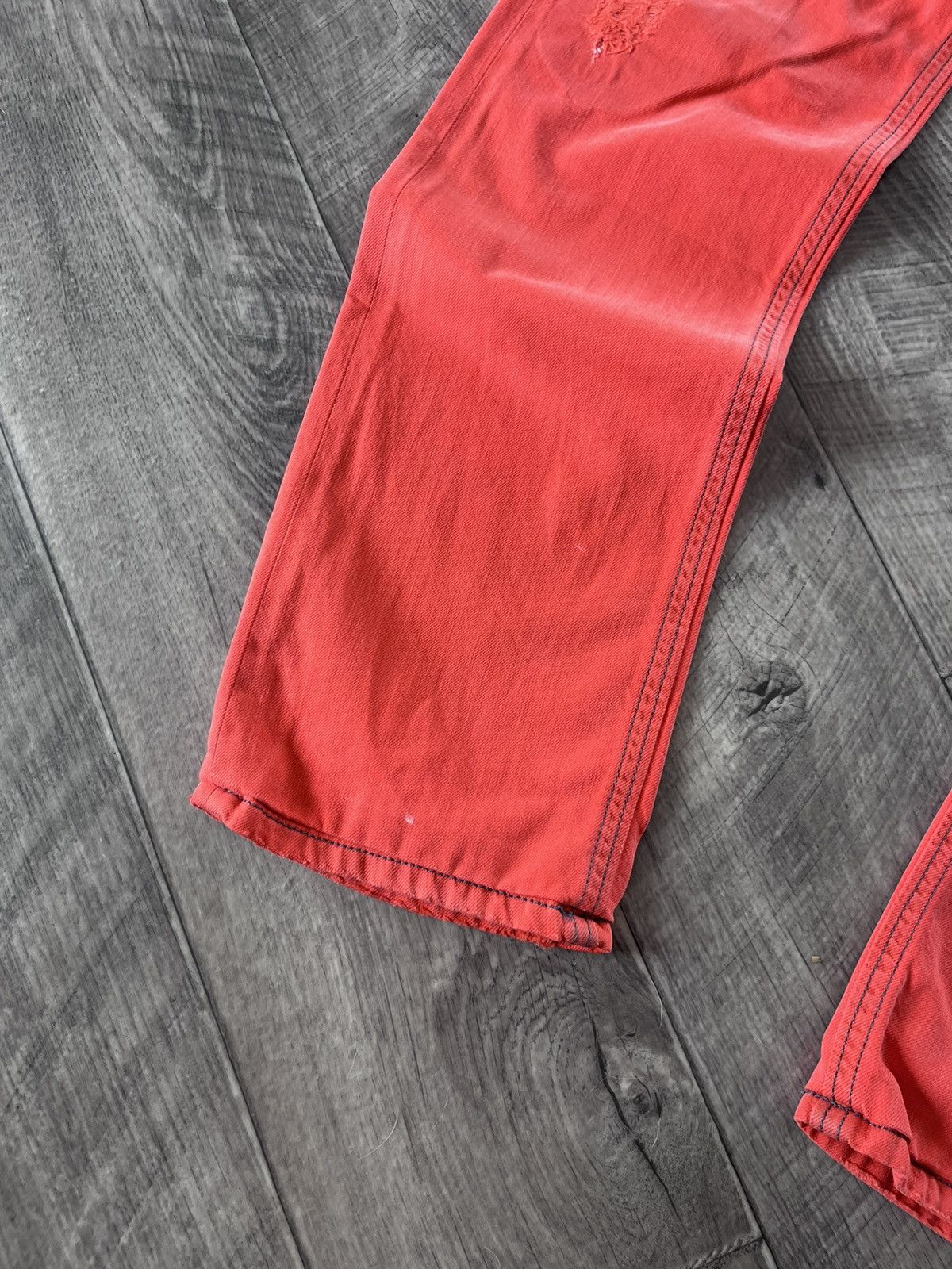Diesel Rare Diesel D.N.A. S/S 2016 THAVAR Slim Skinny Distressed Size US 33 - 4 Thumbnail