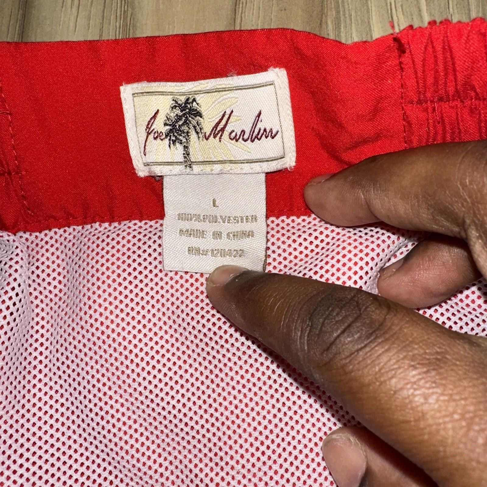 Other Joe Marlin Red Board Shorts With Mesh Lining Size Large Size US 34 / EU 50 - 4 Thumbnail