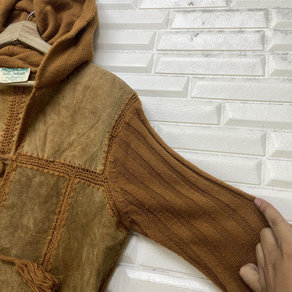 Vintage Vintage 70s Duo-Wear by Hollywood Flaire Leather Jacket Coat Size US XS / EU 42 / 0 - 12 Thumbnail