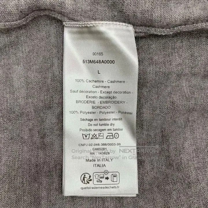 Dior Dior CD Logo Cashmere Crewneck Sweater. Size US L / EU 52-54 / 3 - 9 Thumbnail