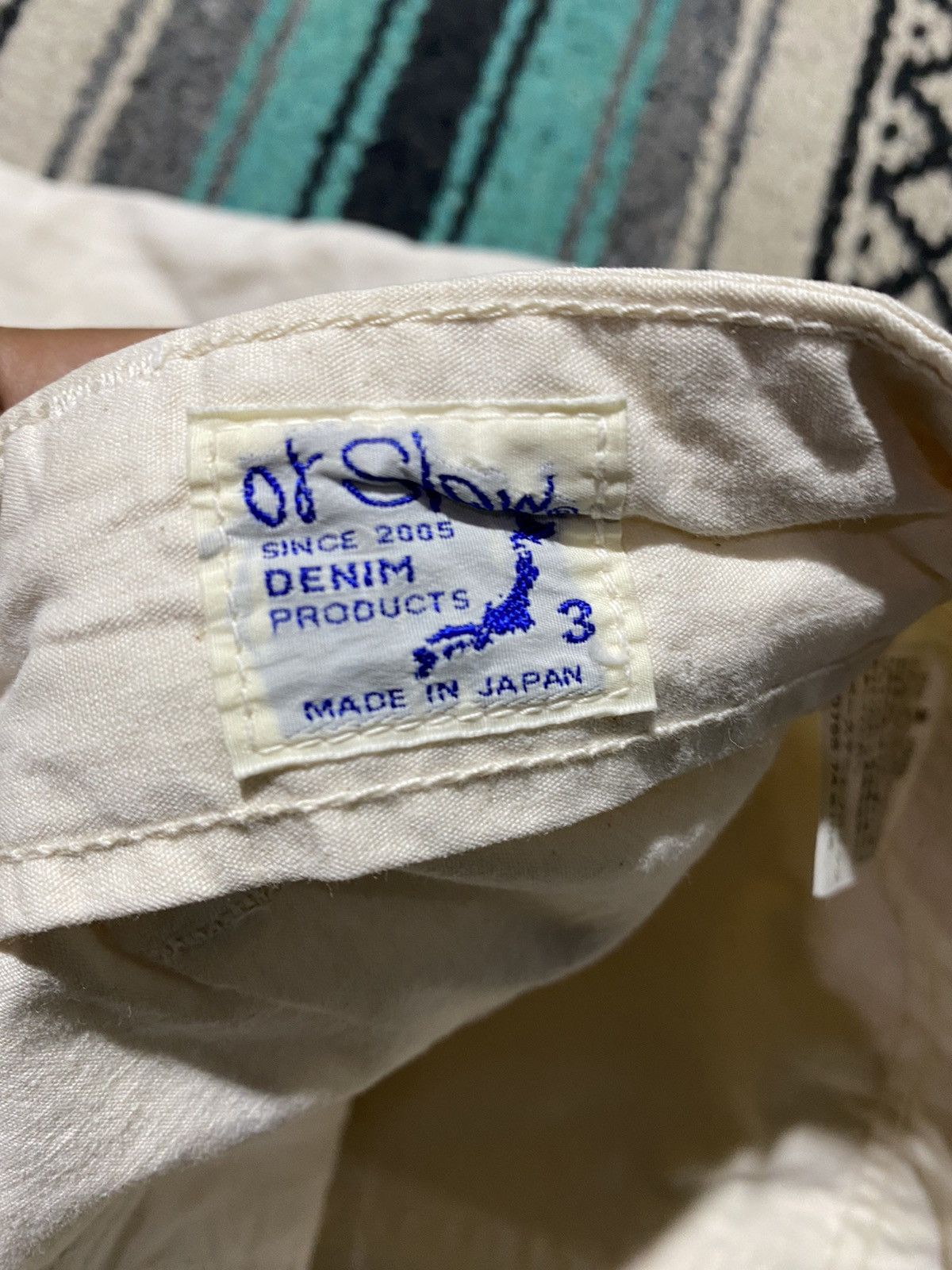 Orslow 2000s Orslow - Reguler Fit Fatigue Pants White Cotton Size US 35 - 7 Thumbnail