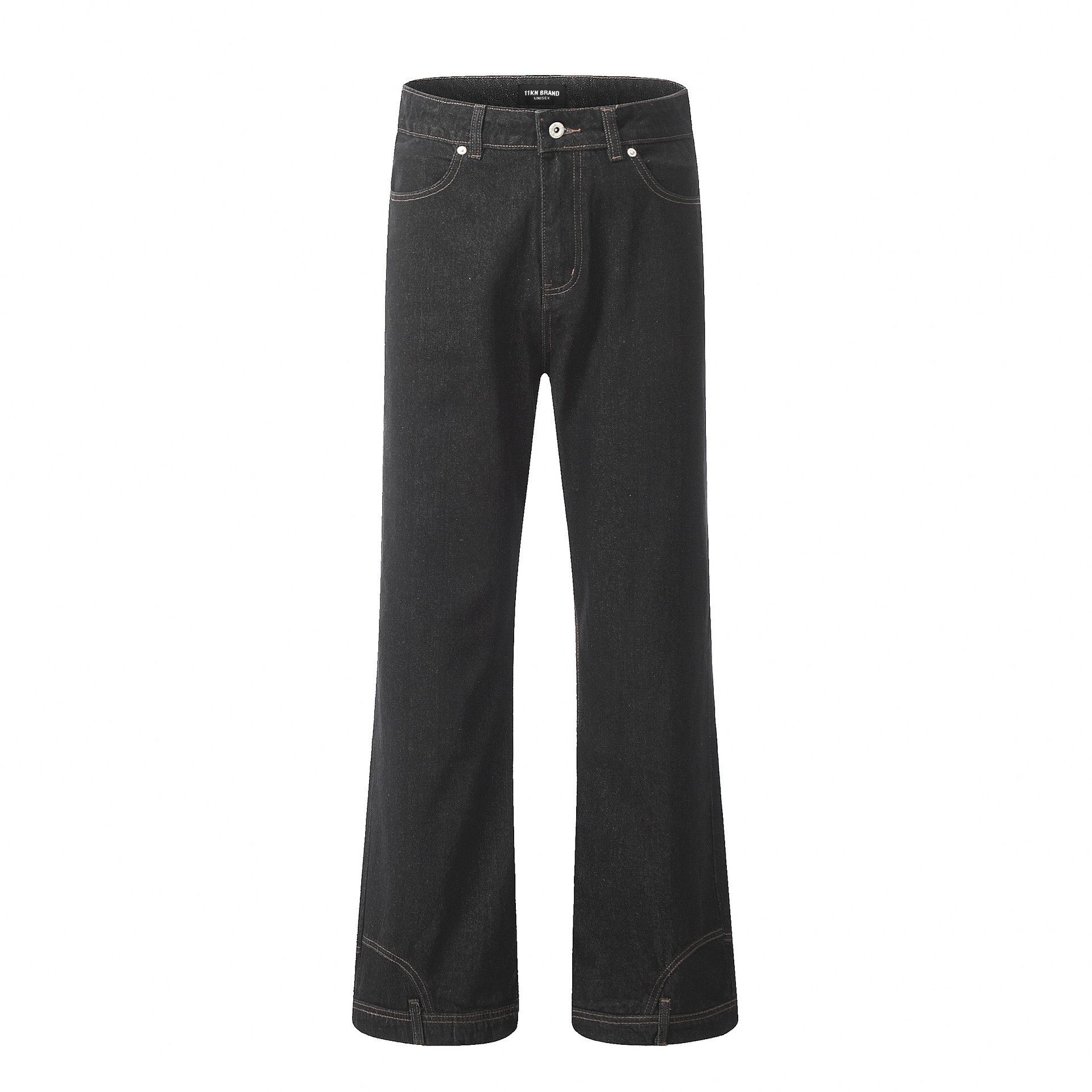American high street vintage black washed cargo jeans