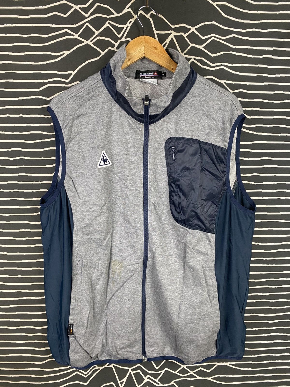 Le Coq Sportif Lecoq Sportif Cordura Golf Vest Size US XXL / EU 58 / 5 - 1 Thumbnail