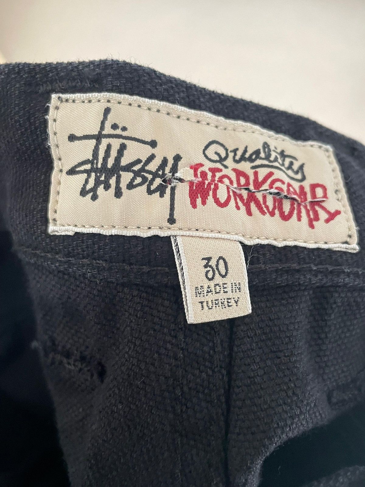 Stussy Stüssy Work Pant Denim Black Size US 30 / EU 46 - 3 Thumbnail
