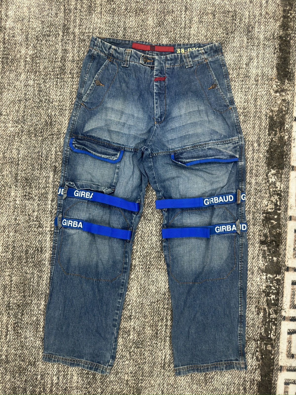 If Six Was Nine × JNCO × Marithe + Francois Girbaud Baggy Jeans MFG Denim Wide Loose Y2k Streetwear Jnco Size US 38 / EU 54 - 1 Thumbnail