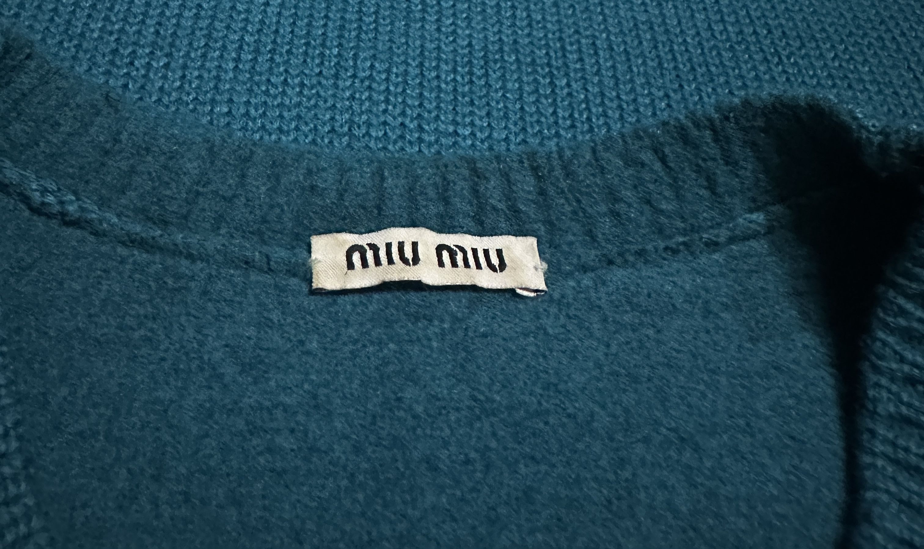 Miu Miu Turquise wool jumper Size S / US 4 / IT 40 - 5 Thumbnail