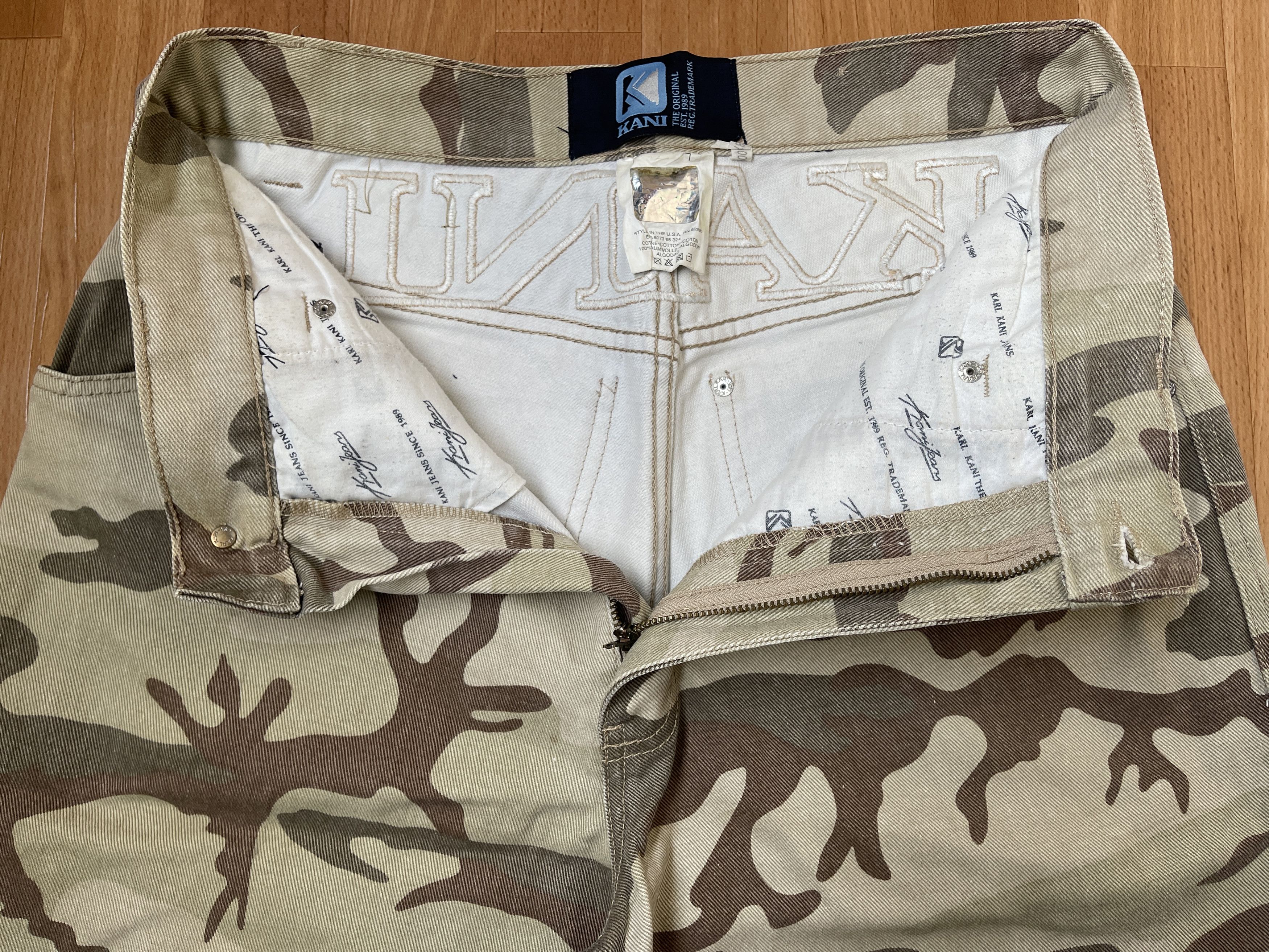 Karl Kani KARL KANI shorts, baggy, vintage Kani jeans 90s hip hop W 32 Size US 32 / EU 48 - 9 Thumbnail