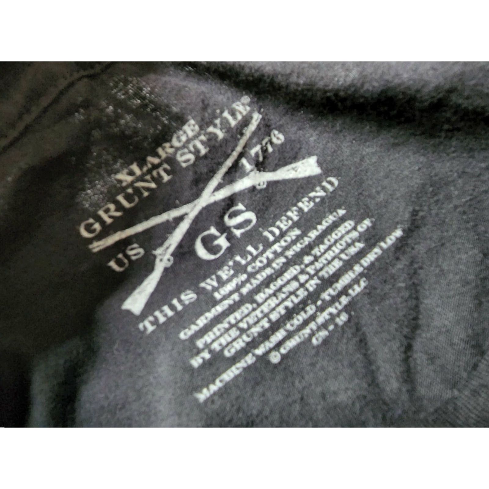 Vintage Grunt Style Womens XL Voluntold T-Shirt Black South Carolina Dance Company Shirt Womens XL Black Casual Patriotic American 90s? Size XL / US 12-14 / IT 48-50 - 3 Thumbnail