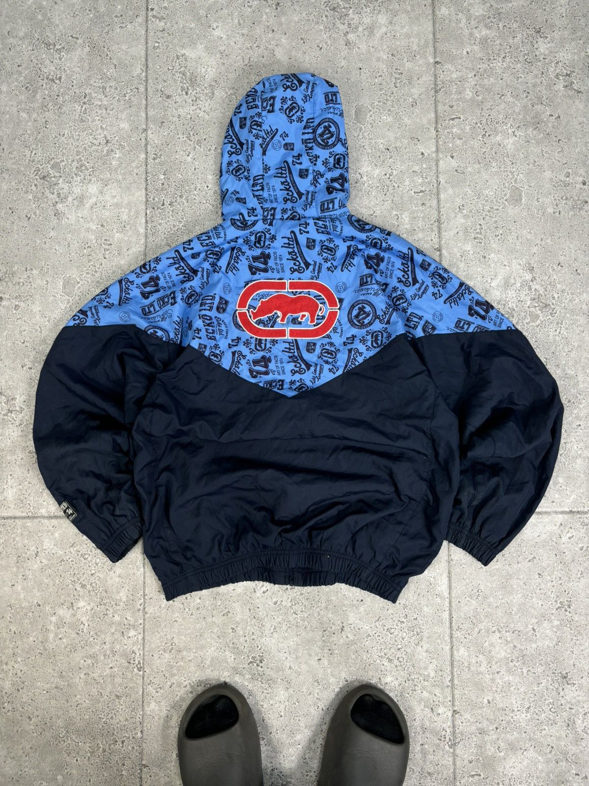Ecko Unltd. × Rap Tees × Vintage Vintage 2000s Hip Hop Rap Oversized Boxy Ecko Jacket Y2K Size US M / EU 48-50 / 2 - 1 Thumbnail