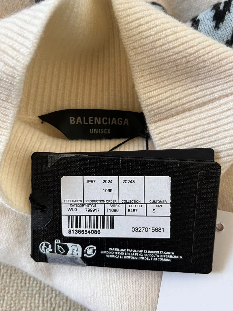 Balenciaga Balenciaga FW24 SKIWEAR monogrammed turtleneck long-sleeve Size US S / EU 44-46 / 1 - 4 Thumbnail