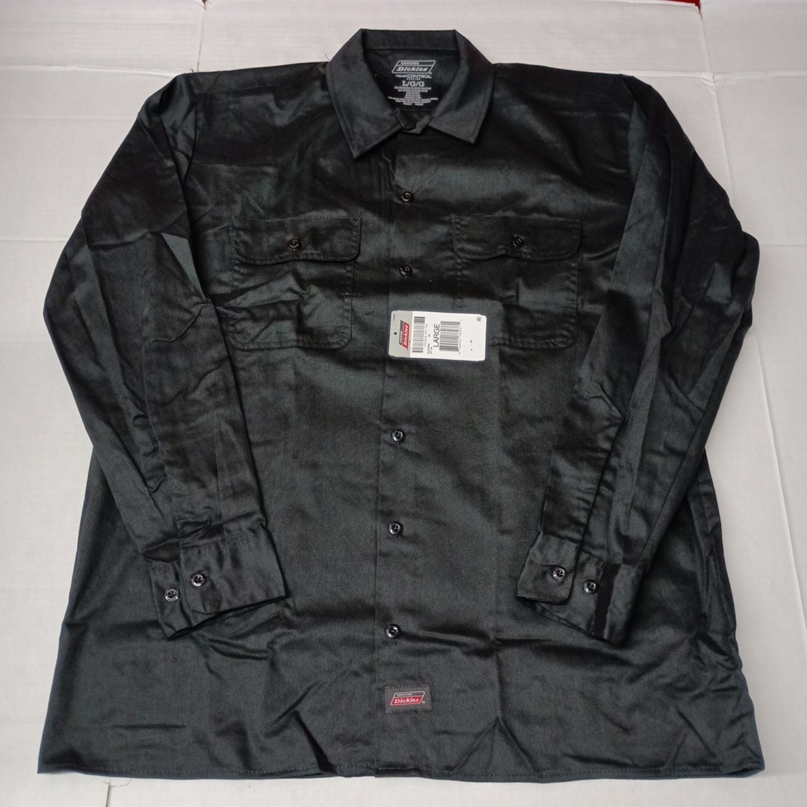 Dickies Dickies Essential Work Shirt Men's Size L Black Temp Control Size US L / EU 52-54 / 3 - 1 Thumbnail