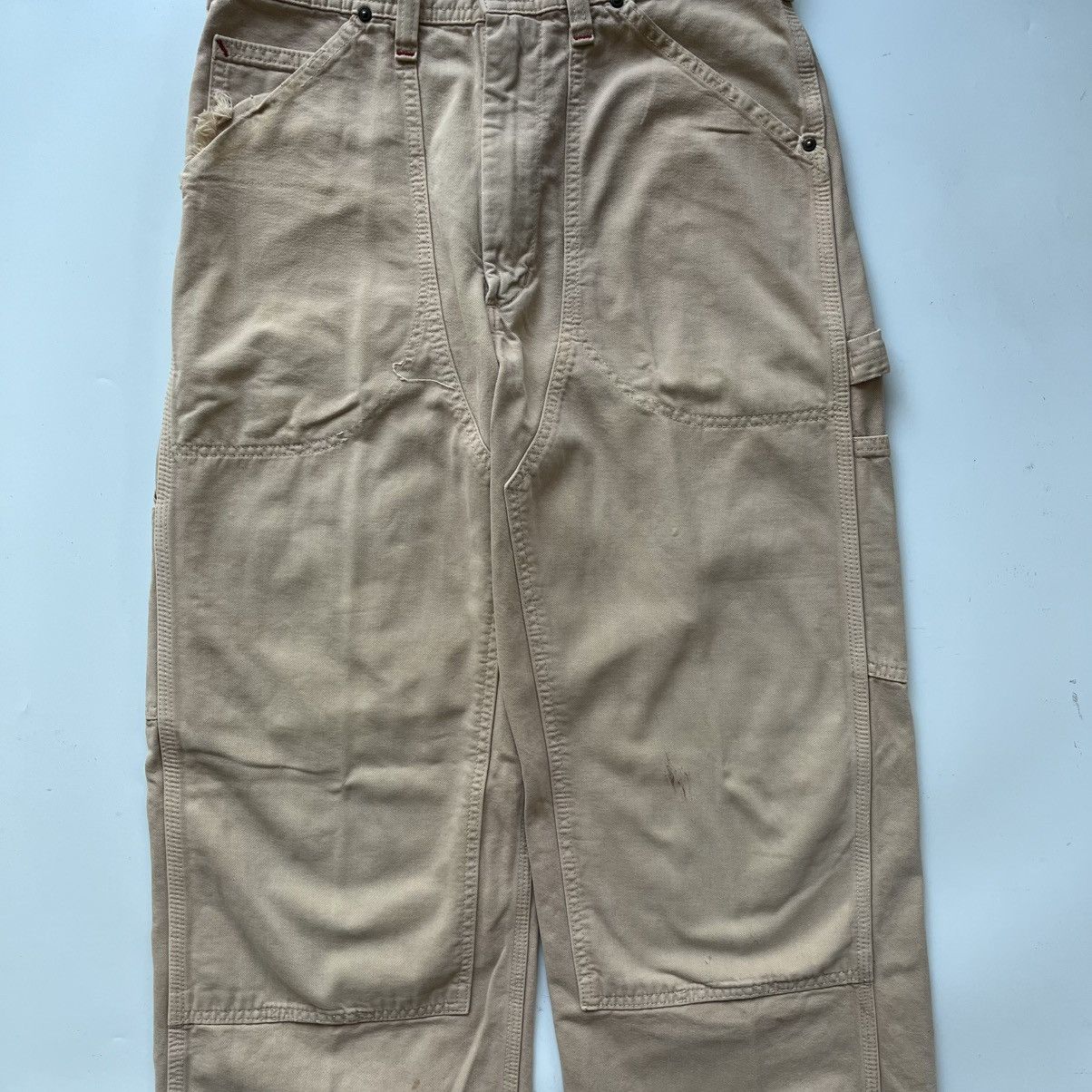 Vintage ⚡️Vintage Edwin 101 Double Knee Duck Carpenter Size US 29 - 6 Thumbnail