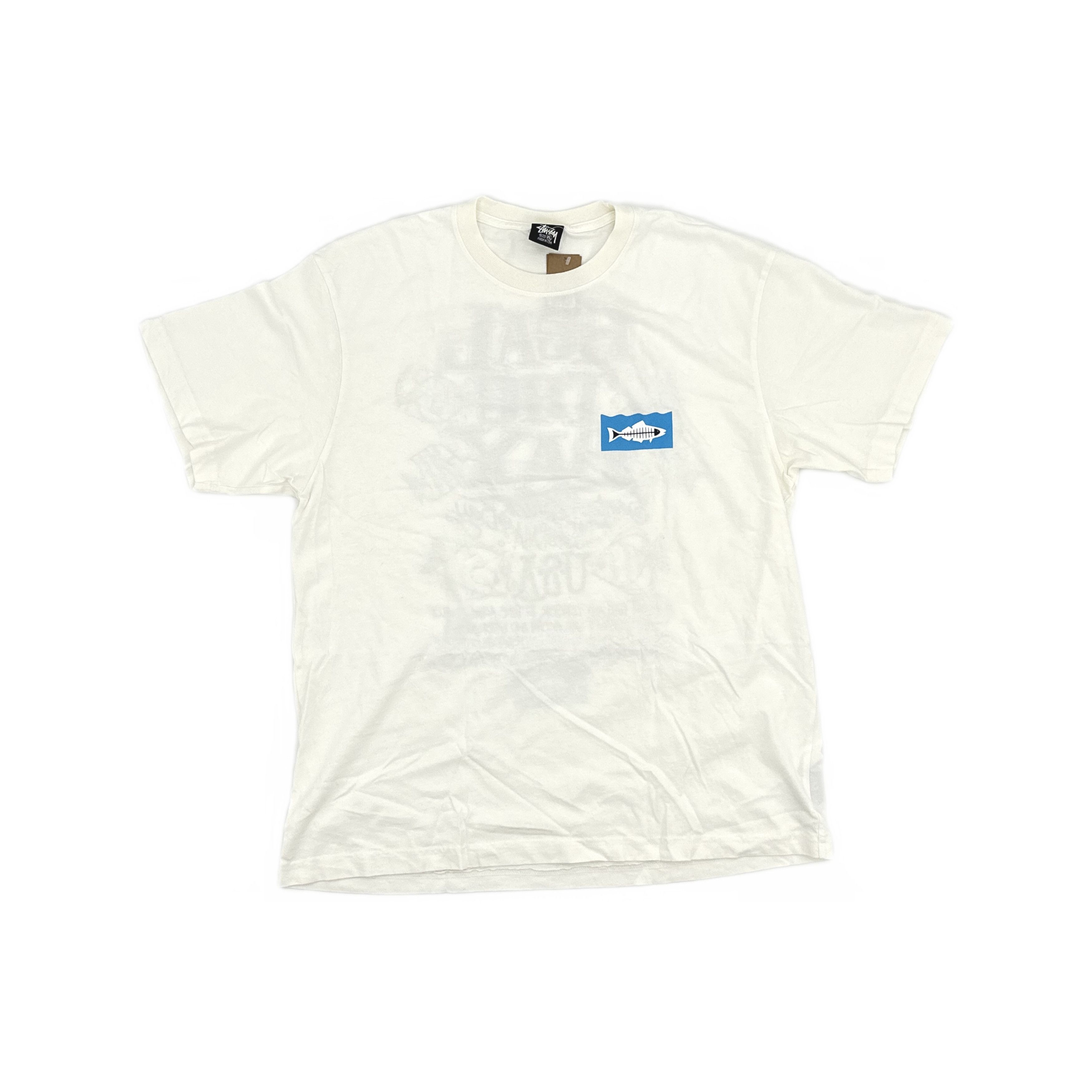Streetwear × Stussy × Vintage Stussy Soda Can Tee XL “White” | Grailed