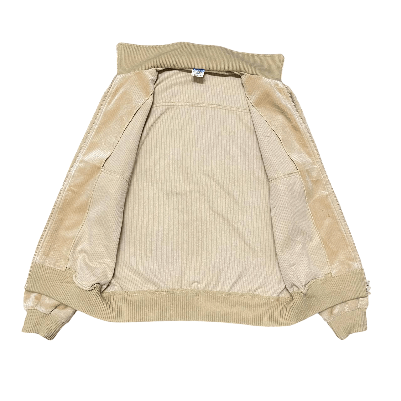 Adidas Vintage Adidas Trefoil Corduroy Zipper Jacket High Neck Size US M / EU 48-50 / 2 - 7 Thumbnail