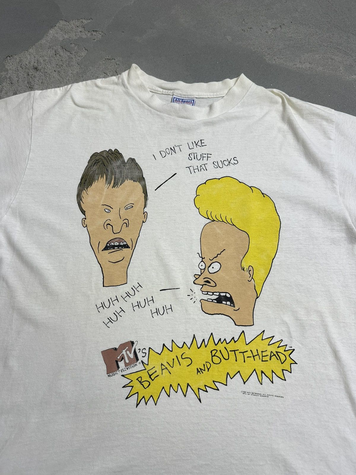 Mtv × Vintage Beavis and Butthead 1993 MTV vintage tee t shirt Size US XL / EU 56 / 4 - 2 Thumbnail