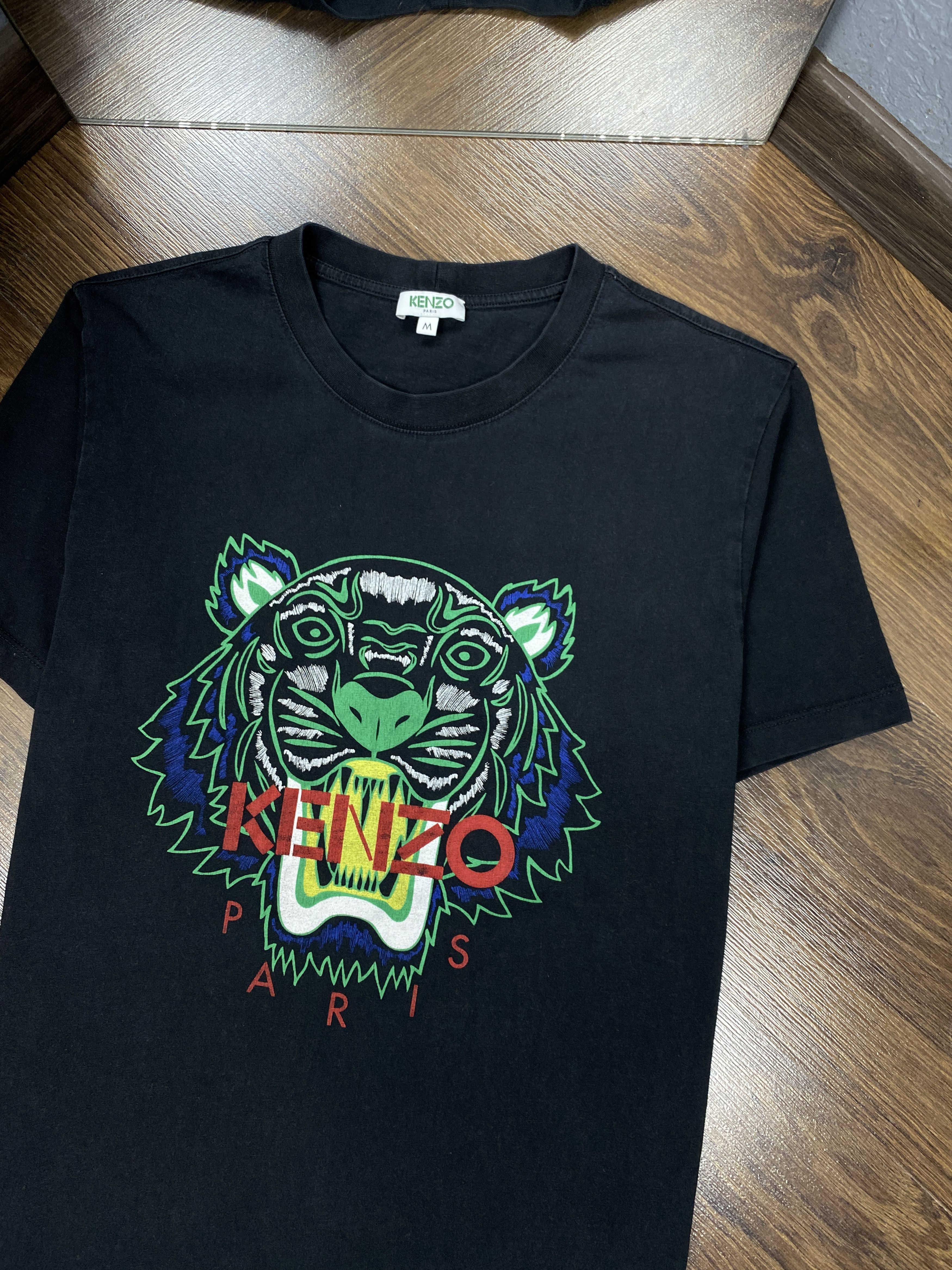 Kenzo Kenzo Tiger Vintage Mens Crew Neck T-Shirt Size US M / EU 48-50 / 2 - 2 Thumbnail