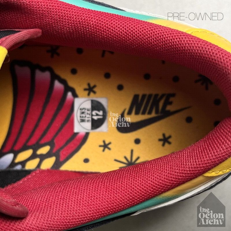 Nike Size 12 - Nike Dunk Low Retro LTD 'Biker Tattoos' Pre-Owned Size US 12 / EU 45 - 9 Thumbnail