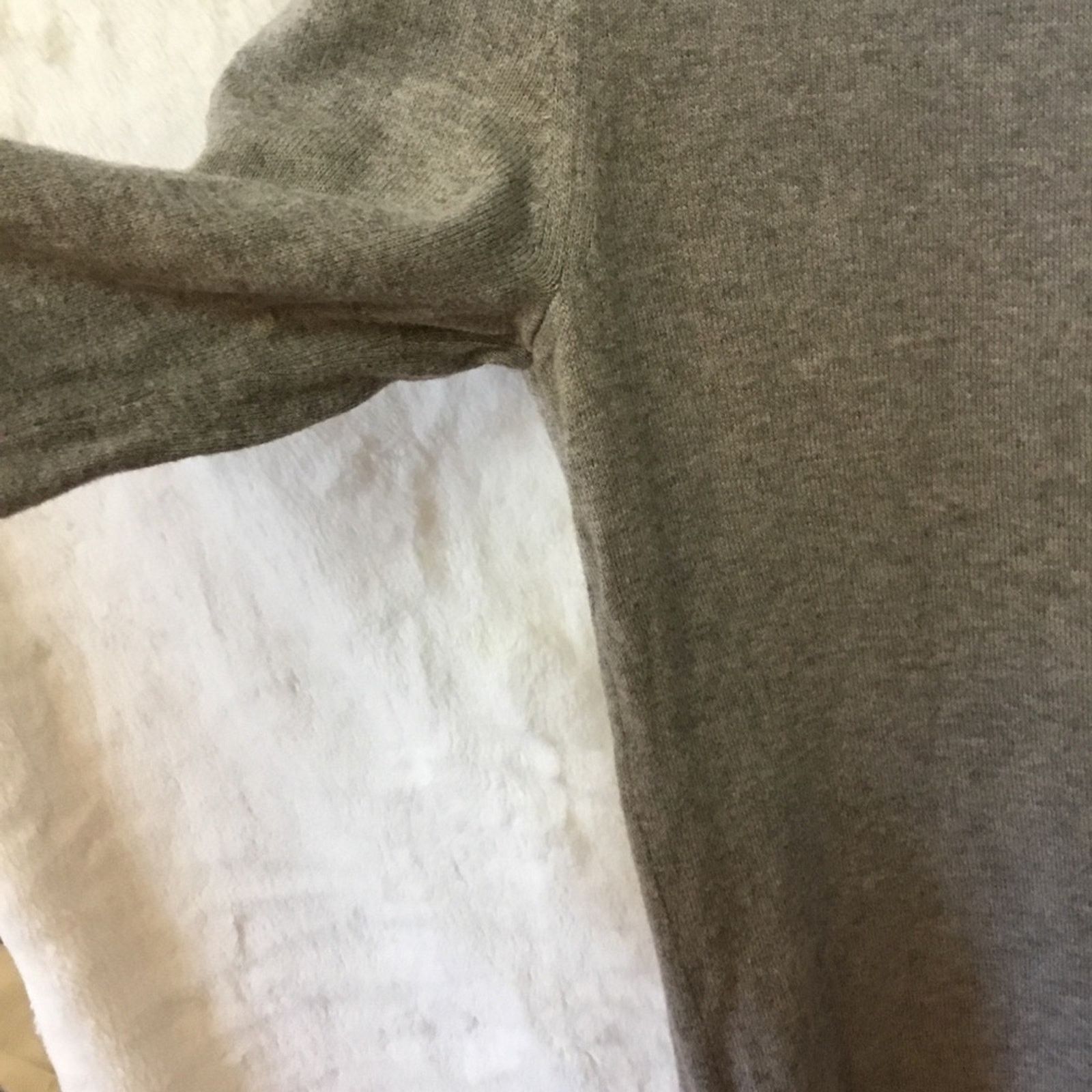 Abercrombie & Fitch Abercrombie & Fitch Gray Cotton/Cashmere Turtleneck Sweater Size M / US 6-8 / IT 42-44 - 10 Thumbnail