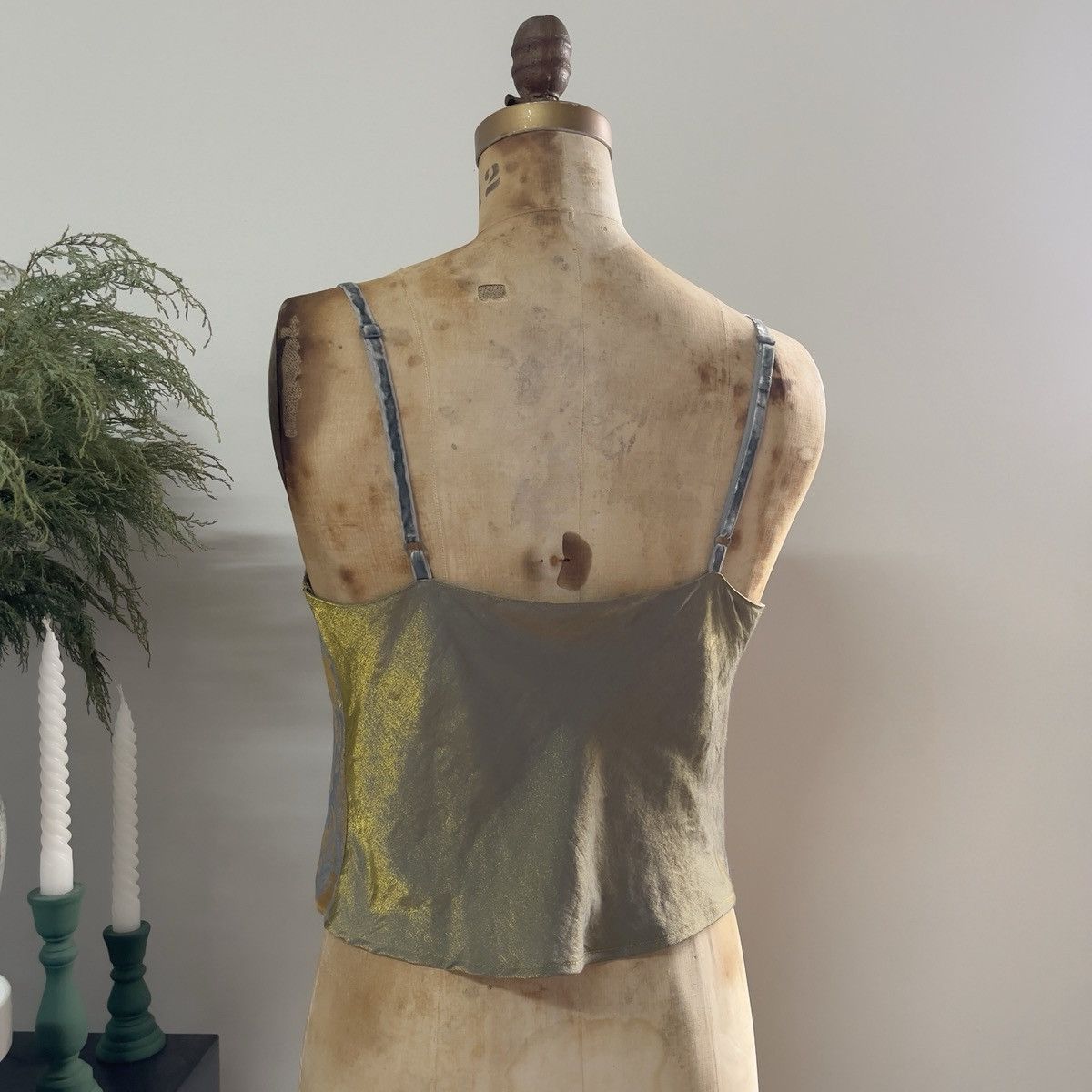 Victoria's Secret Victoria’s Secret 1990s Jacquard Damask Camisole (S) Size S / US 4 / IT 40 - 9 Thumbnail