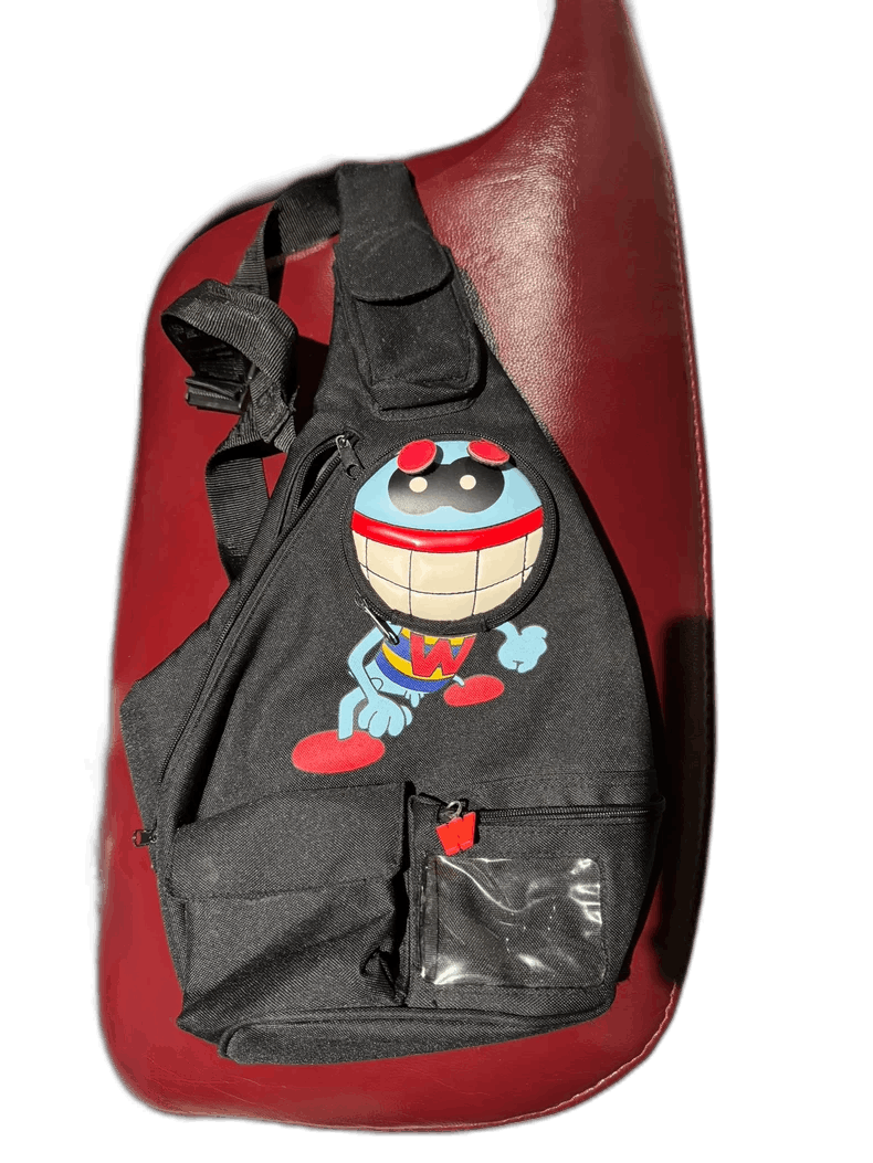Walter Van Beirendonck black cartoon print shoulder bag Size ONE SIZE - 1 Thumbnail
