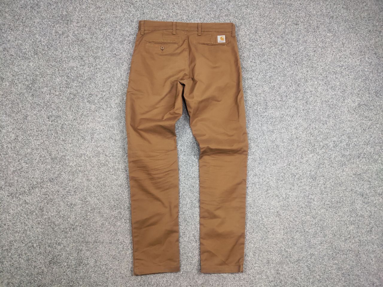 Carhartt Vintage Carhartt Wip Sid Pants Brown Logo Chino Trouser Size US 31 - 5 Thumbnail