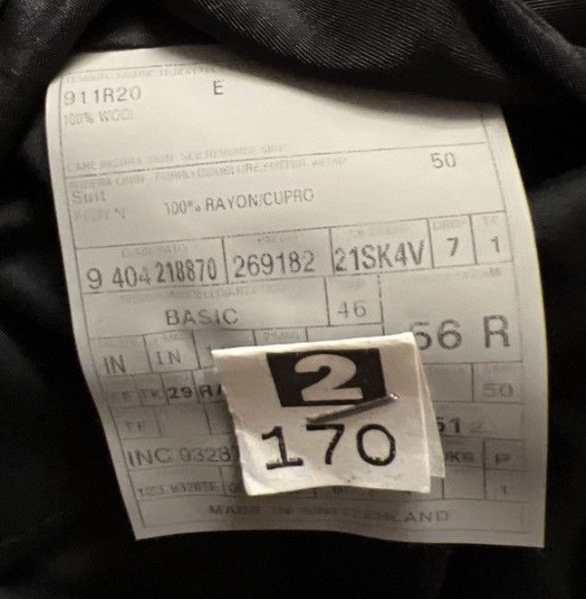 Tom Ford 🧿wool binded tuxedo suit in black Size 54R - 6 Thumbnail