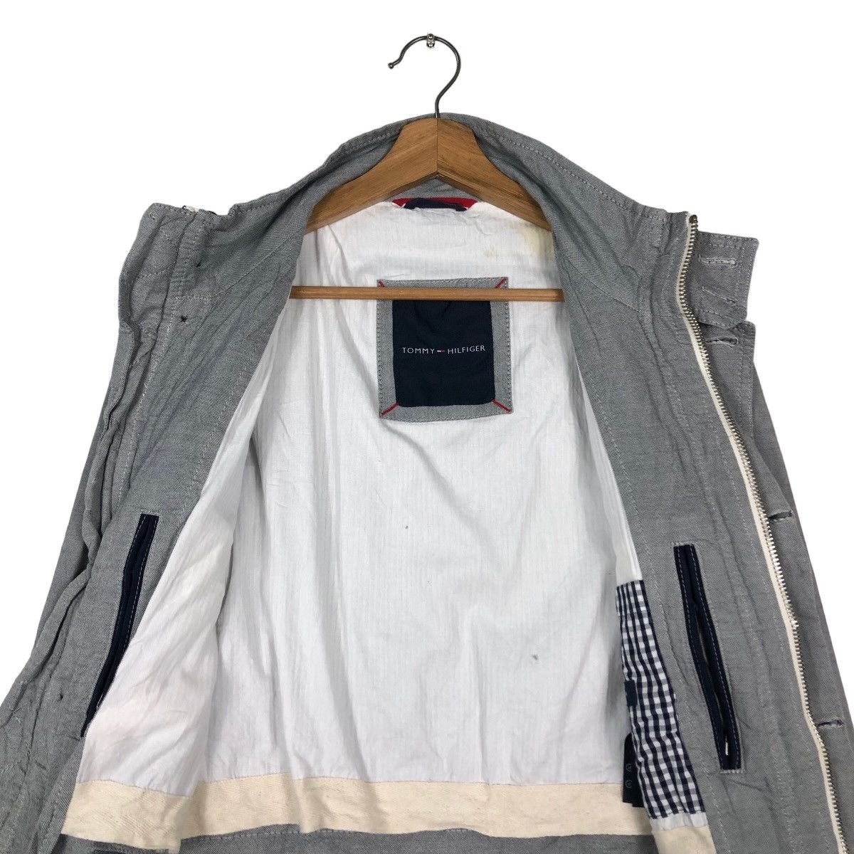 Japanese Brand 🔥Vintage Chore Biker Jacket Tommy Hilfiger Cargo Pocket Size US L / EU 52-54 / 3 - 14 Thumbnail