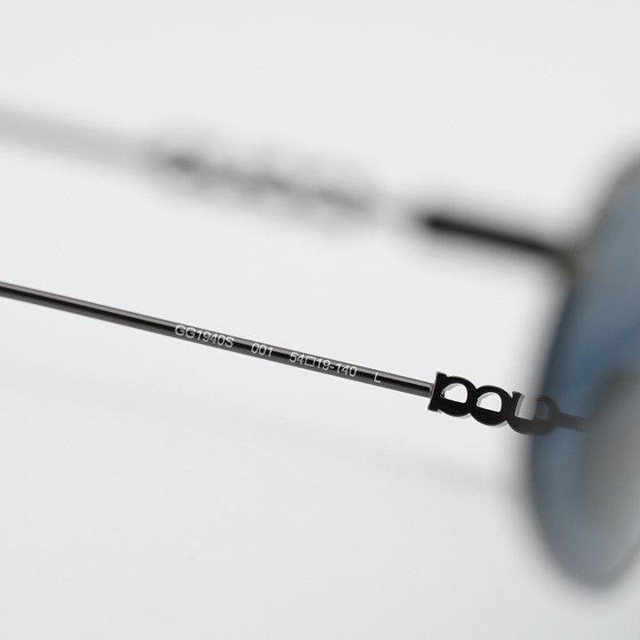 Gucci Gucci GG1940S 001 Sunglasses Ruthenium Rectangle Frame, Blue Size ONE SIZE - 8 Thumbnail