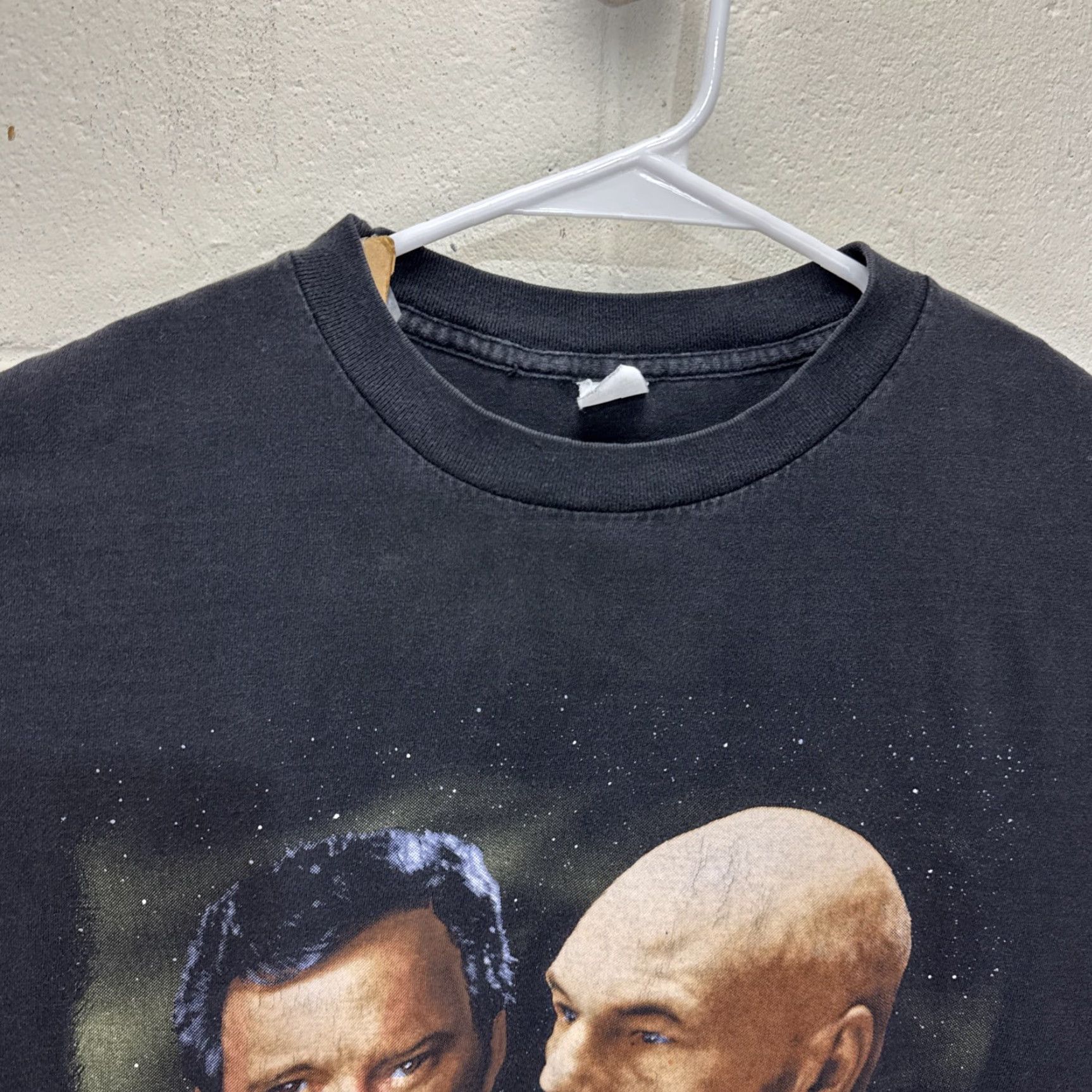 Vintage VINTAGE Star Trek Generations Men's XL T-Shirt Crew Neck Short Sleeve Black Sci-Fi Logo 90s Size US XL / EU 56 / 4 - 4 Thumbnail