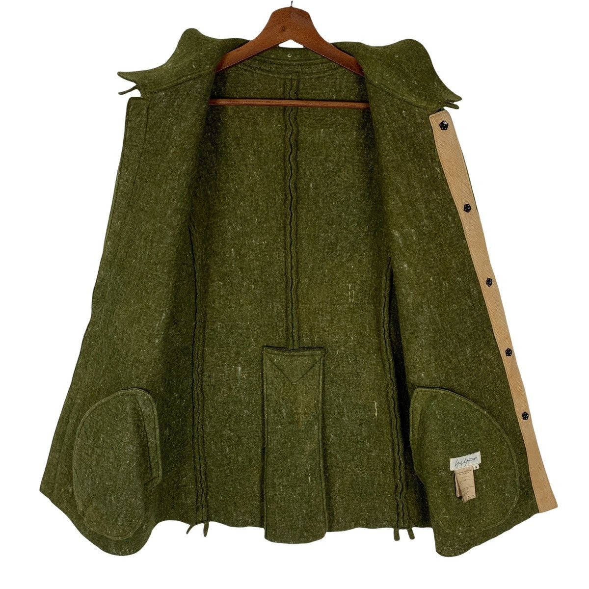 Yohji Yamamoto Stunning AW 1996 Yohji Yamamoto Jacket Wool Blend Woman Coat Size S / US 4 / IT 40 - 7 Thumbnail