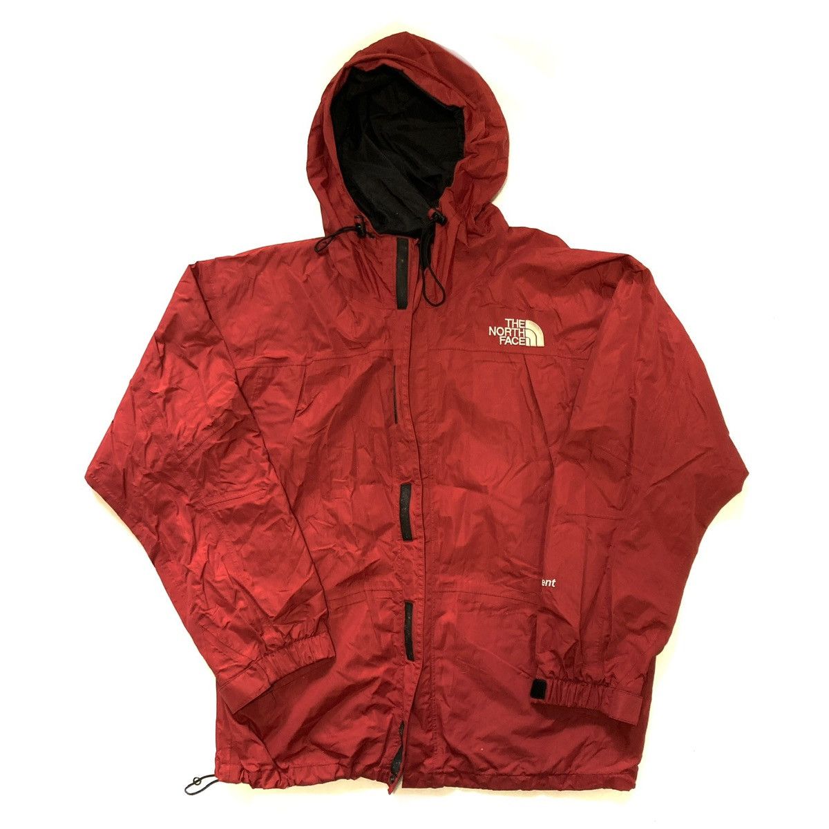 The North Face The North Face Red Nylon Jacket HyVent Sportswear tnf ...