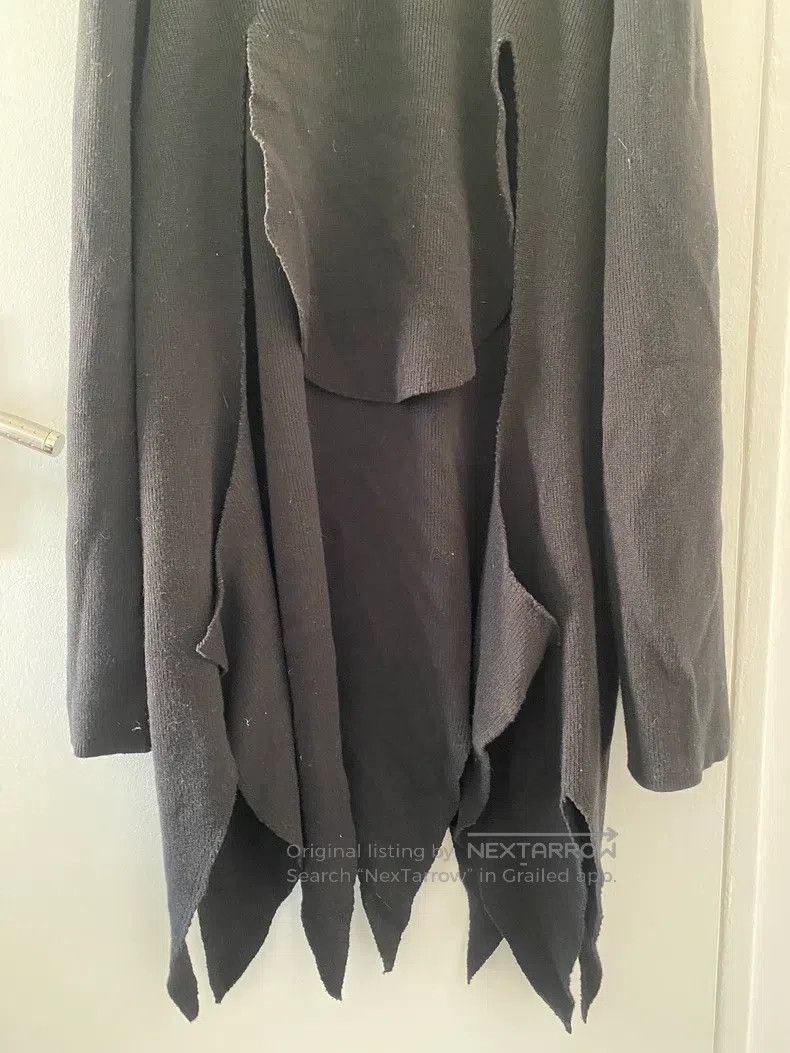 Comme des Garcons Comme Des Garcons Black Asymmetrical Knitwear Size US XL / EU 56 / 4 - 6 Thumbnail