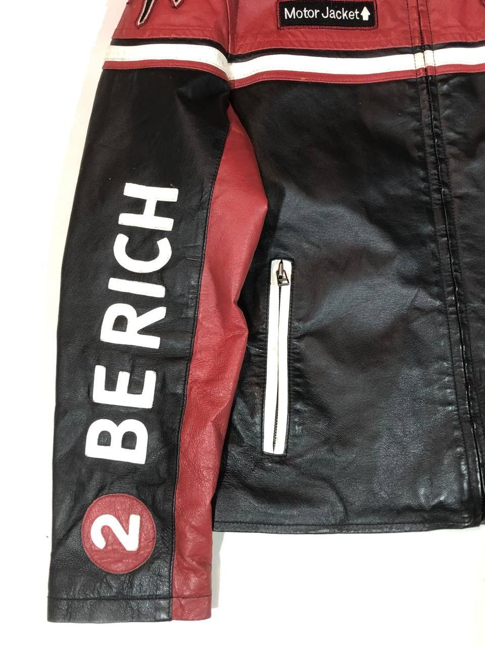 Other Berich Rock Star Monte Carlo Racing Moto Leather Jacket Size US M / EU 48-50 / 2 - 11 Thumbnail