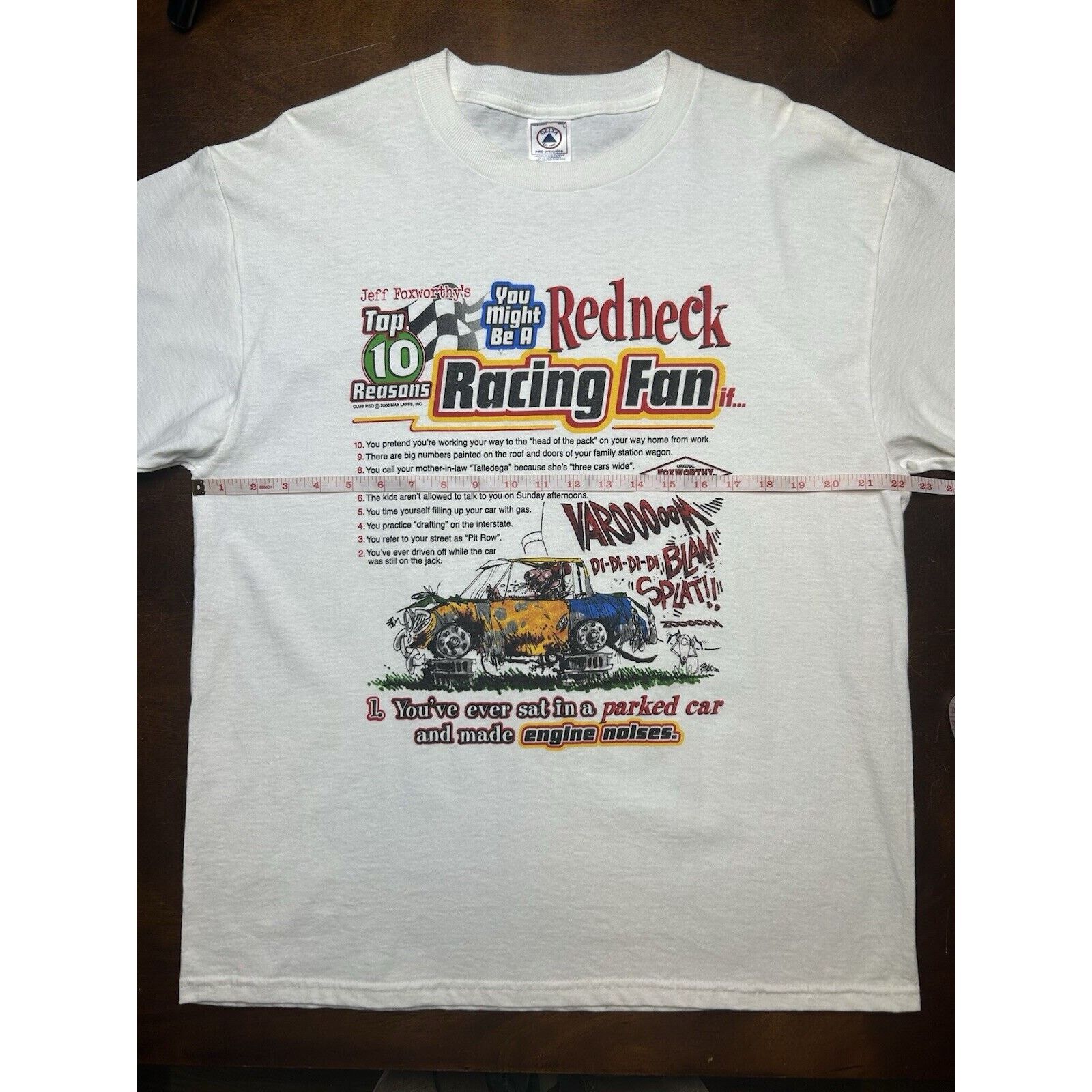 Delta VTG Y2K Jeff Foxworthy’s Comedy Redneck Racing Fan T Shirt Size US L / EU 52-54 / 3 - 4 Thumbnail