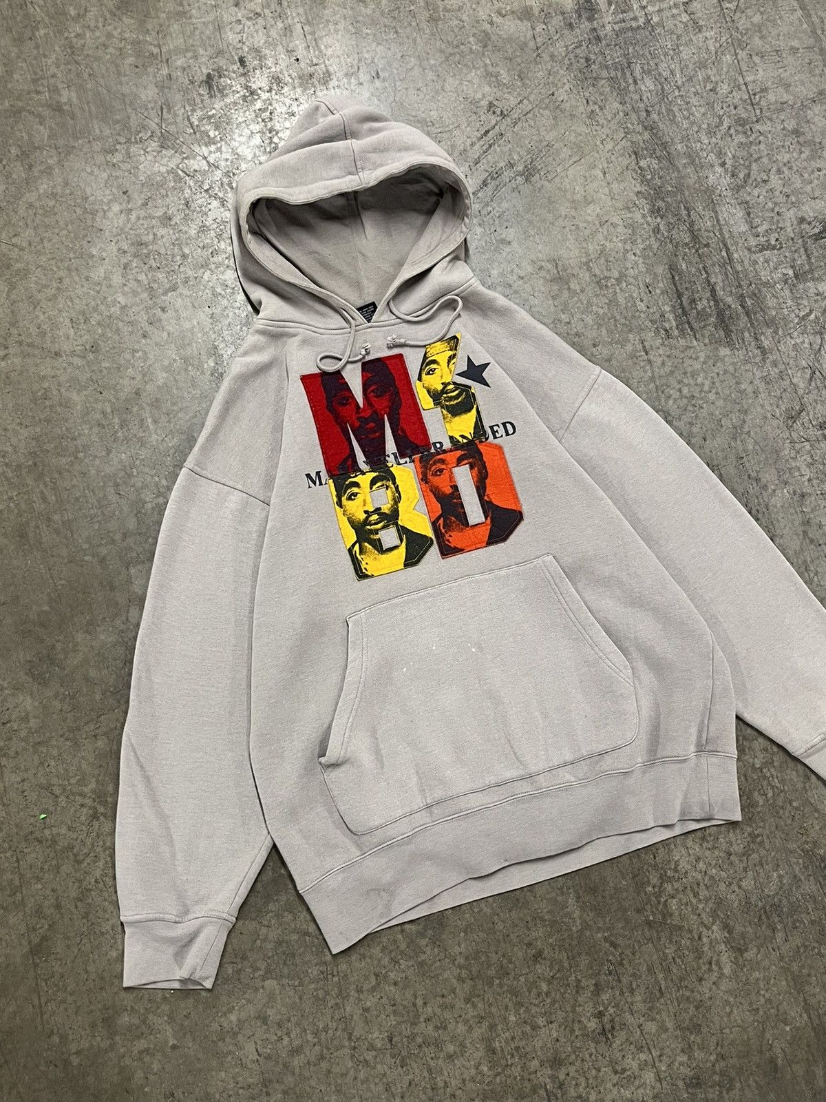Vintage 2pac vintage streetwear hoodie hype rare skater hip hop Size US L / EU 52-54 / 3 - 2 Thumbnail